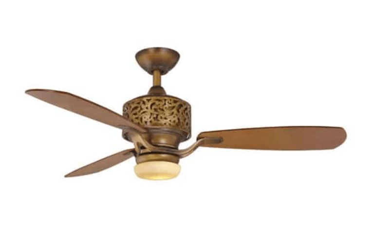 Hampton Bay Cailin 48 in. Gilded Bronze Ceiling Fan