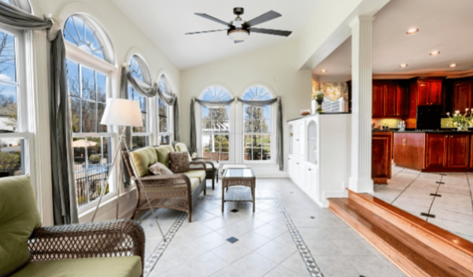 hampton bay sussex ceiling fan in room