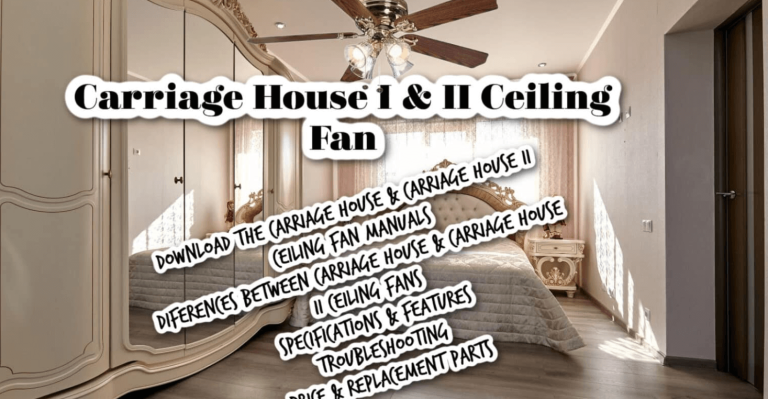 carriage house ceiling fan